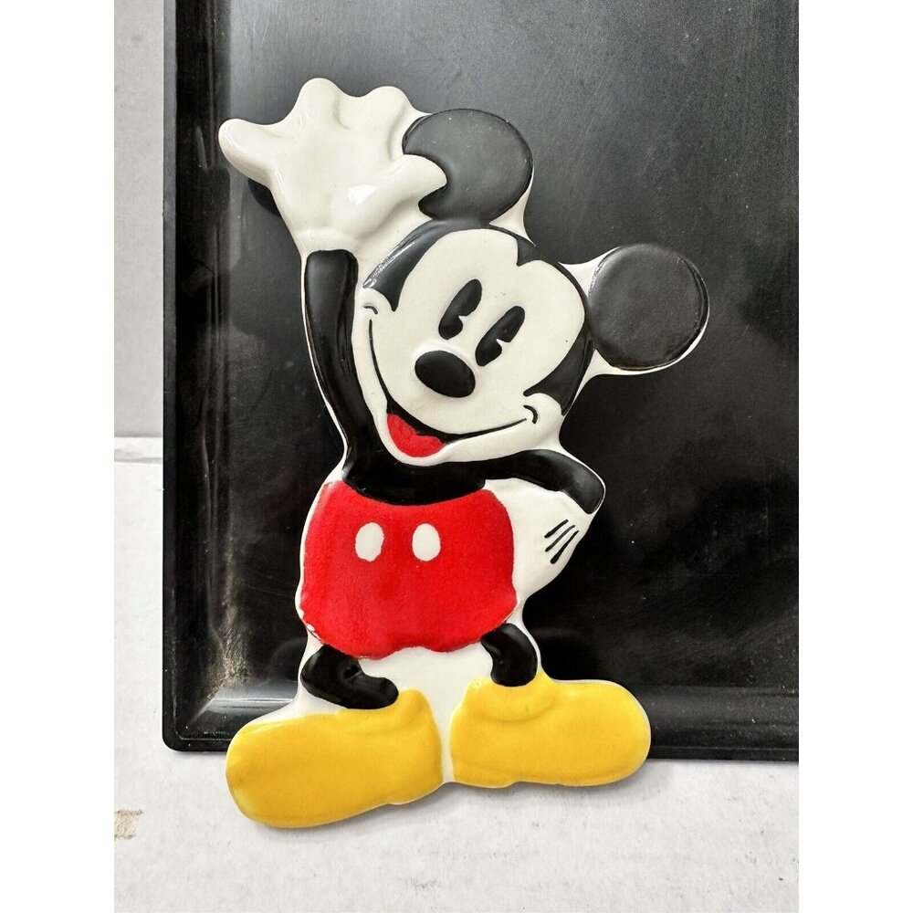 Treasure‎ Craft Disney Mickey Mouse Spoon Rest Ceramic Trivet 7"